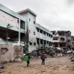 Picture of destruction in Gaza, 2012