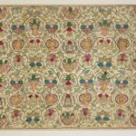 floral cushion cover c. 1600
